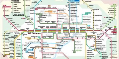 Mapa del Metro munchen