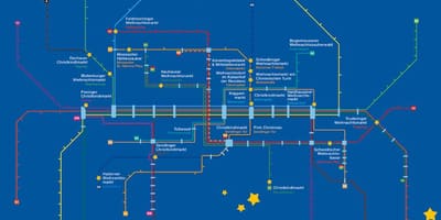 Mapa de múnich mercados de navidad