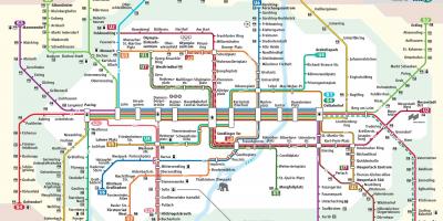 Munich s mapa de trenes