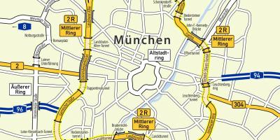 Munchen anillo mapa
