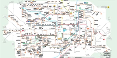 Mapa de munich autobús