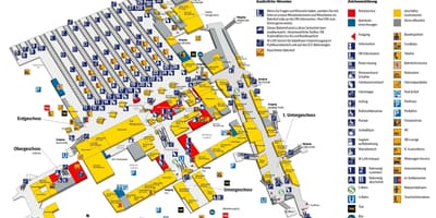 Mapa de munich hbf estación